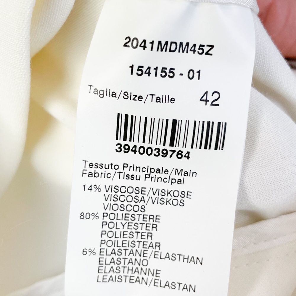 MSGM White Layered Ruffle Top - Picture 4 of 8